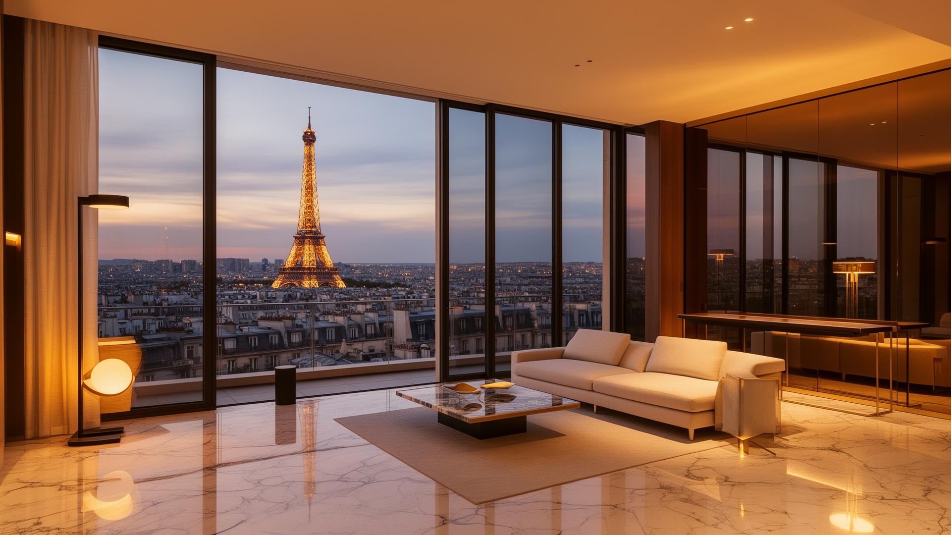 Penthouse de luxe à Paris