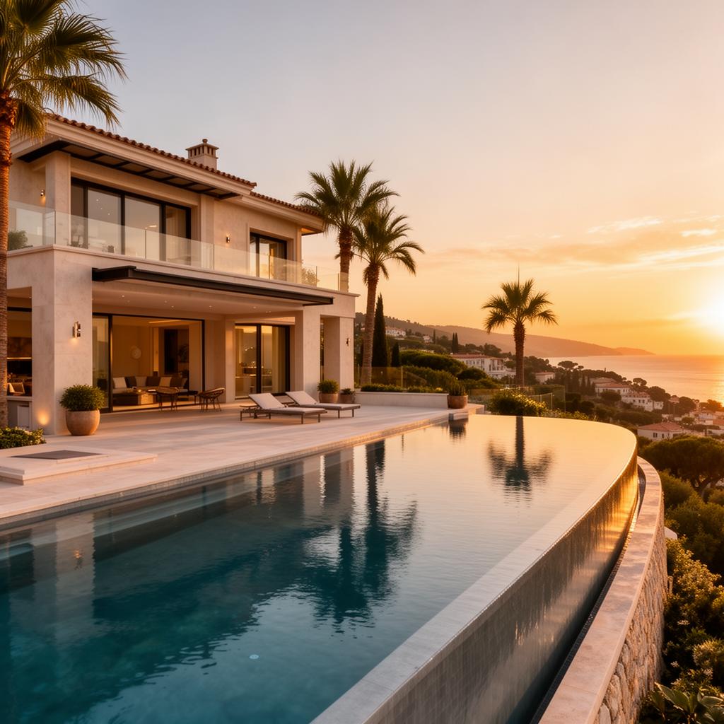 Villa de luxe sur la Côte d'Azur